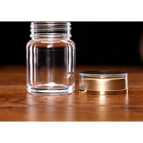 30ml Clear Empty Powder Pills Granular Objects Container Storage Box with lid Pill Bottle Pill Case Box Holder Tablet Dispenser