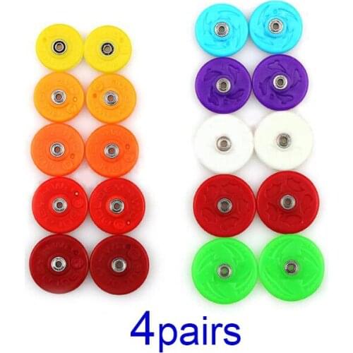 4Pairs(2Bags) 16/17/18/19/20/21/22mm Plastic Guide Roller W Bearings Idler Pulley Wheel 18025 For 1/32 Scale Mini 4WD Car Model