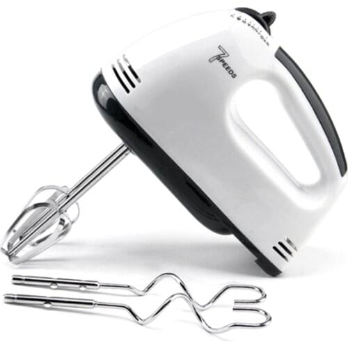 7 Gear Electric Egg Beater Automatic Hand Mixer Blender Plastics Rotating Push Whisks Whipped Cream Mixer Stirrer