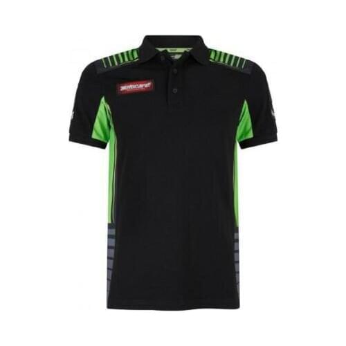 Motocross Team Polo Shirts For Kawasaki Motorbike Mountain Bicycle Polo Shirt Summer T-Shirt