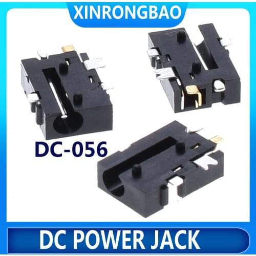 Hot sale DC power socket connector SMD/SMT DC power socket/JACK micro-patch dc-056 install charging interface high-quality DC