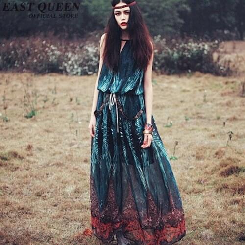 Gothic dress clothing medieval costume woman modern renaissance boho mexican chic hippie dress female KK1430 H