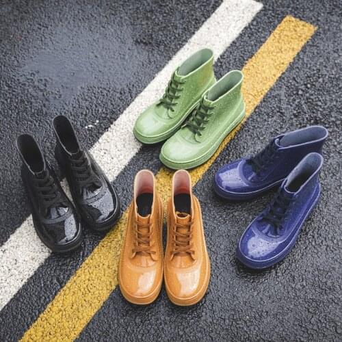 Rain Shoes Mens Low Top Anti Slip Wear Resistant Car Washing Shoes Waterproof Chef Shoes Fashion Overshoes Waterproof Shoes