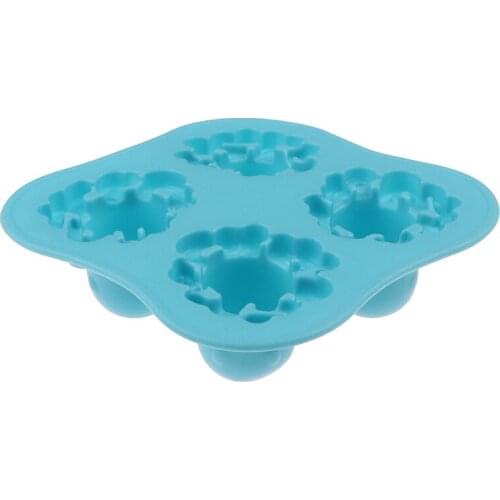 Adorable Octopus Ice Cube Molds Silicone Ice Cream Ice Molds Cake Mould Saloon Kitchen Cooking Tools