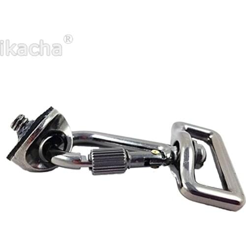SLR DSLR Camera 1/4" Screw Connecting Adapter +1/4"Connecting Hook For Shoulder Sling Neck Strap Belt Camera Bag Case Brand New