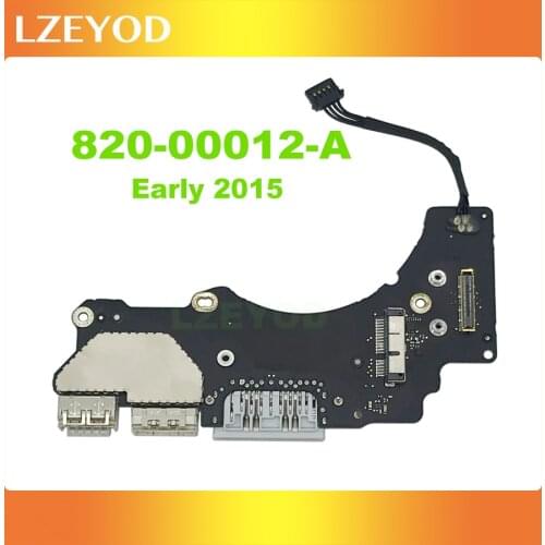 Original A1502 I/O Board USB Power Board 820-00012-A/-05 for MacBook Pro Retina 13" A1502 USB HDMI SD Card Reader IO Board 2015