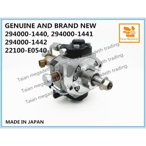 GENUINE AND BRAND NEW DIESEL COMMON RAIL FUEL PUMP 294000-1440, 294000-1441, 294000-1442, 294000-2700, 294000-2701, 22100-E0540