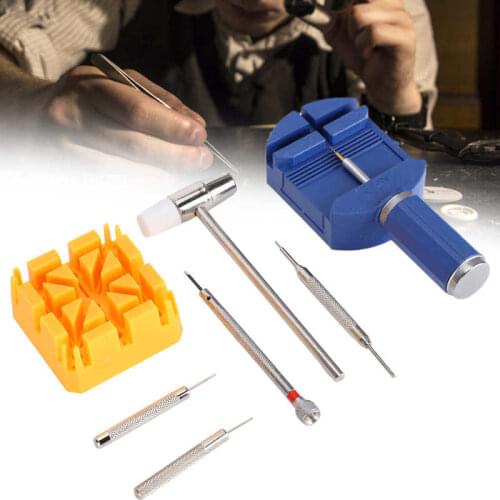 Watchband Link Remover Tool Dual Head Hammer Screwdriver Watch Repairing Tool Set Hot Sale 2020
