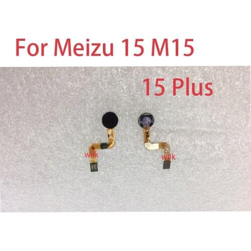 Touch ID Fingerprint Sensor Home Menu Button Flex Cable For Meizu 15 M15 15 Plus Replacement For Meizu 15 Lite Fingerprint