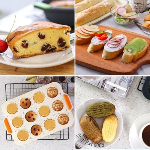 Silicone Baking Cake Mold Silicone Bakeware Baking Food Mold 8 Points Scone Cake Home Used In Microwave Baking Mold Tool