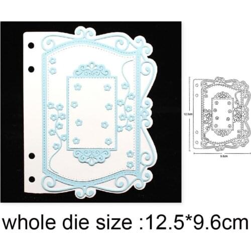 New 2020 Metal Dies Background Frame Cutting Dies Stencils For DIY Scrapbooking Dies Album Cards Paper Decoration Embossing Dies