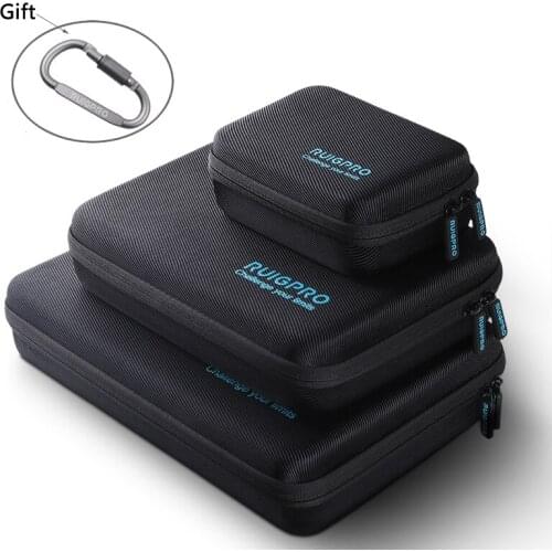 DIY Portable Storage Bag Shockproof Carrying Case Protective Box For DJI Osmo Action GoPro Hero 8 7 6 5 SJCAM SJ8 Camera Accessy