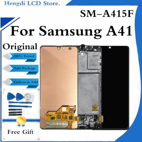 Super AMOLED For Samsung Galaxy A41 SM-A415F A415 LCD Display Touch Screen Digitizer Assembly Replacement Parts