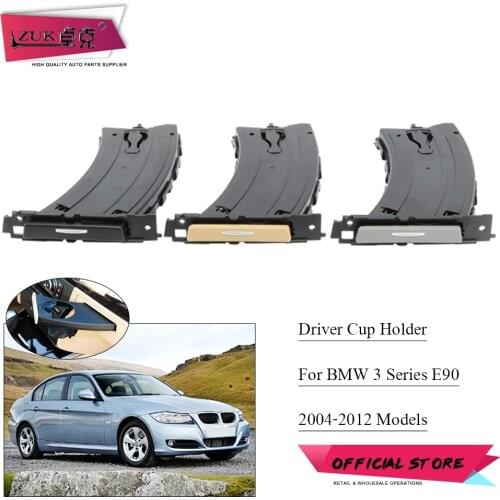 ZUK Auto Front Center Driver Telescopic Cup Drink Holder Black Grey Beige For BMW 318 320 323 328 330 E90 E91 E92 2004-2012