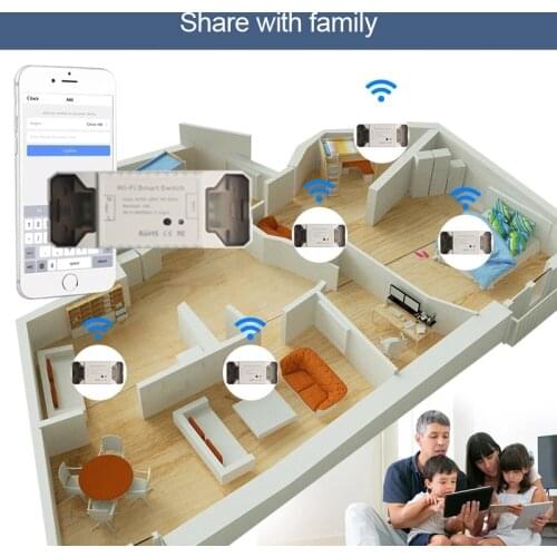 Tuya Smart Switch WiFi Connectionmobile Phone Control Smart Remote Switch APP Remote Voice Control Smart Switch With Timing