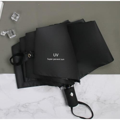 Wind Resistant Fully-Automatic Umbrella Rain Women For Men 3Folding Gift Parasol Compact Large Travel Business Car 10K Umbrella