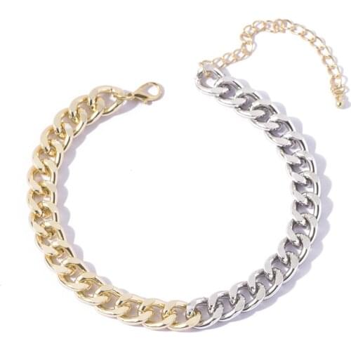 New Cuba Goth Choker Necklace for Women Collar Statement Gothic Punk Snake Thick Chain Necklaces Aesthetic Fashion Jewelry 2020