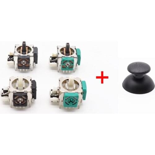 1Set 3d Analog Stick Joystick Sensor Potentiometer and ThumbSticks Cap for Xbox 360 Controller Repair Parts Kit