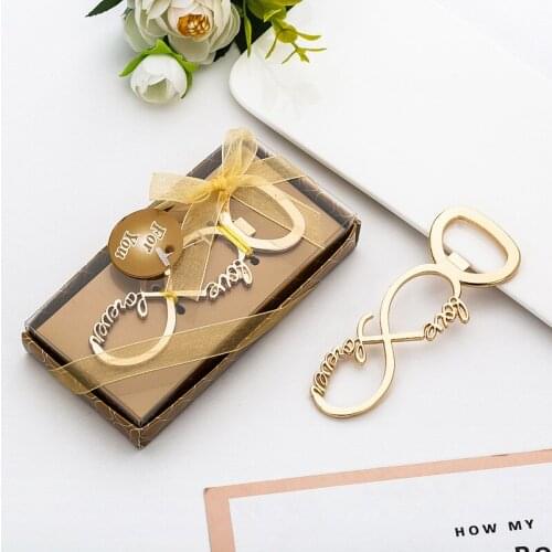 100pcs/lot Gold Silver European and American wedding supplies wedding small gift 8 word opener