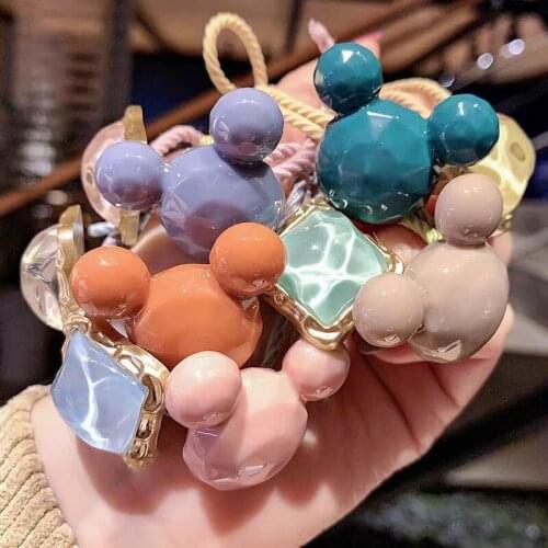 2020 Korean Simple Durable Women Girls Elastic Rubber Bands Holder Accessories for kids Hair Tie Rope Ring Scrunchies