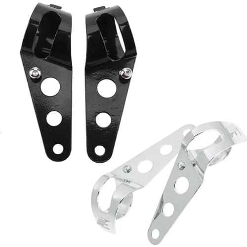 28Mm-43Mm Universal Motorcycle Headlight Mount Brackets Fork Ear Chopper Head Light Lamp Holder Adjust Motor Fork Mount