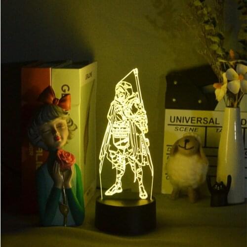 3d Nightlight Table Lamp Anime Game Overwatch for Boy Girl Cool Kids Bedroom Decor Manga Gift