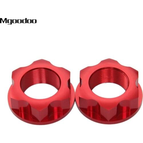 Mgoodoo CNC Aluminum Motorcycle Steering Stem Nut For Honda CBR250R CBR300 CBF150 CBF125 Enduro Dirt Bike Off Road Accessories