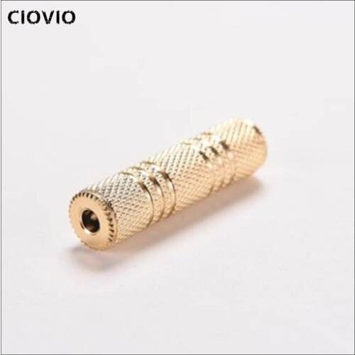 3.5mm Female To Female Audio Adapter Connector Coupler Stereo F/F Extension
