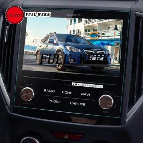 1 Piece Car GPS Navigation Tempered Glass Protective Film Screen Protector for Subaru XV 18-21 Forester 19-21 Interior Accessori