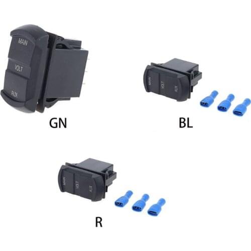 Dual Voltmeter Voltage Battery Monitor LED Display Indicator 12V-24V Car Boat