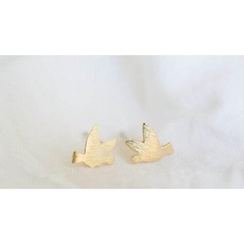 Fashion shape of the bird stud earrings Cute cartoon animal ear studs wholesale