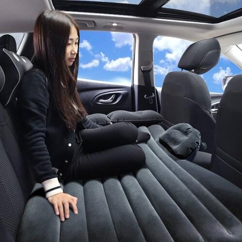 GLCC Inflatable Mattress Air Bed Sleep Rest Car SUV Travel Bed Universal Car Seat Bed Multi Functional for Outdoor Camping Beach