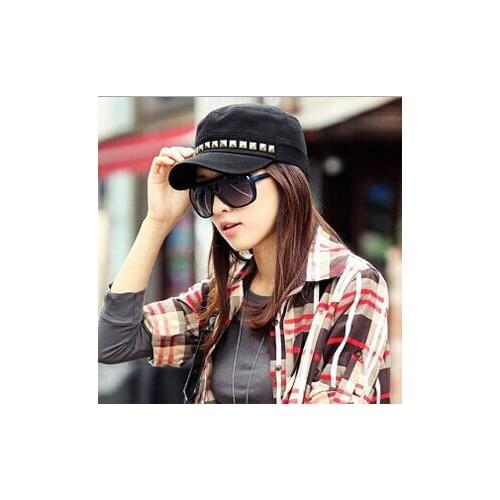 New baseball caps with rivet casual snapback outdoors unisex hats sun shading WF-1208