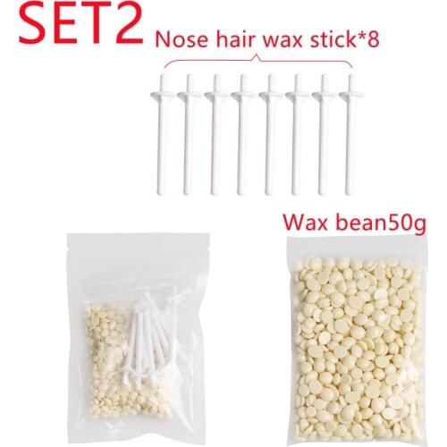 Nose Hair Removal Portable Wax Kit Effective and Safe Nasal Hair Trimmer for Men and Women Removing Face Hair Arm Cleaning Tool