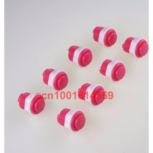 Reyann 8pcs/lot 24mm Large High Quality Arcade Button 24# Button / Arcade Game Machine & Raspberry Pi 1 2 3 Retropie Project