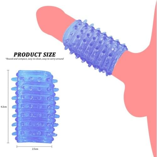 Sex Shop Cock Ring For Time Delay Reusable Male Spiked Penis Ring Cock Ring Enlargement Penis Adult Sex Toys For Man Male Adult