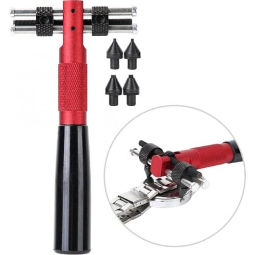 Professional T-Shaped Universal Type Large Watch Case Opener Watch Back Case Remover Portable Watch Repair Tool for Watchmaker