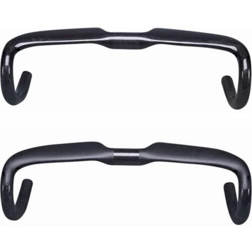 TOSEEK Carbon Fiber Handlebar Bicycle Aero Handlebars Road Drop Bent Bar Bike Parts 31.8mm * 400 420 440mm