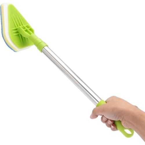 Toilet Tile Bathtub Cleaning Floor Brush Triangular Floor Brush Retractable Long Handle Bathroom Toilet Bathtub Cleaning Tool