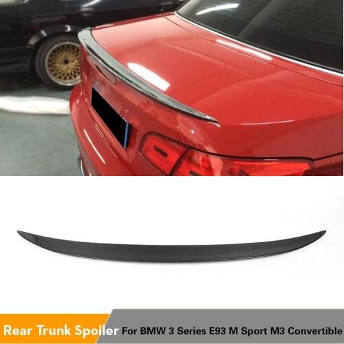 Carbon Fiber / FRP Rear Trunk Spoiler Wing Lip for BMW E93 M Sport 335i 330i M3 Roadster Convertible 2007 - 2013