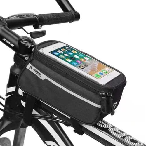 Bicycle Bag Bike Cyling Panniers Cell Mobile Phone Bag Case Bicycle Frame Front Tube Bags Accessories