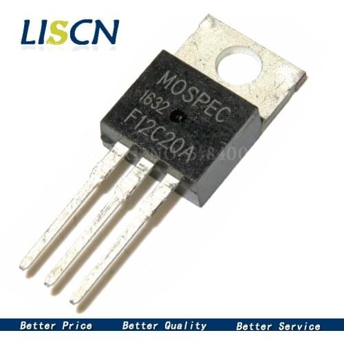 10PCS F12C20C TO220 F12C20 TO-220 12C20 New original free shipping