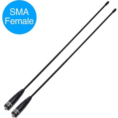 2Pcs Nagoya NA-771 SMA-Female Dual Band VHF/UHF 144/430MHz Antenna For Baofeng UV-5R UV-82 BF-888S Walkie Talkie Ham Radio