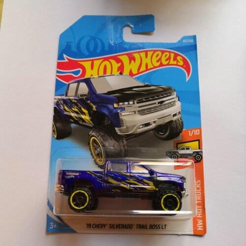 2020-151 Hot Wheels car 1/64 19 CHEVY SILVERADO TRAIL BOSS LT Collection Metal Die-cast Simulation Model Cars Toys