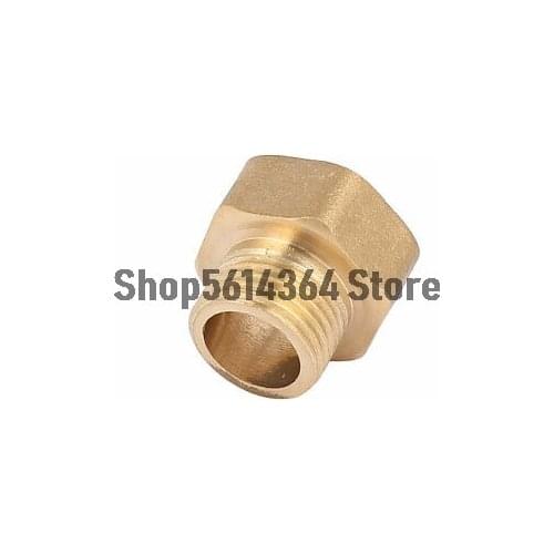 3/4 Female to 1/2 Male Thread Hex Reducing Nipple Connector Brass Fittings