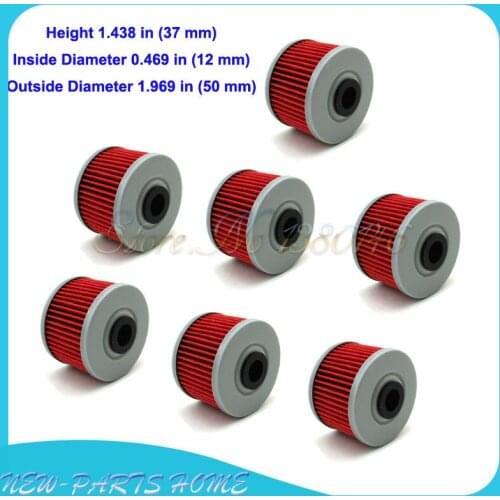 7pcs Oil Filter Fit Honda CBX250 NX650 TRX250X XL250 TRX250X ATC250ES XR500 XR500R