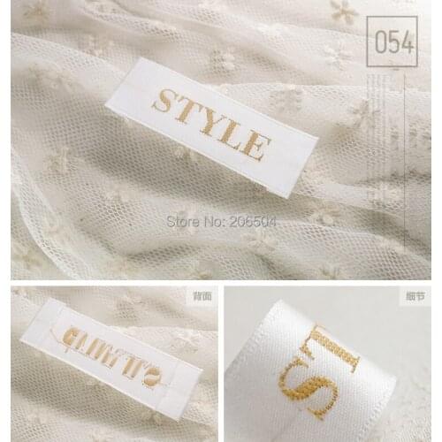 Garment accessories custom clothing labels, woven label,tags labels,brand name labels for clothing DHLB003