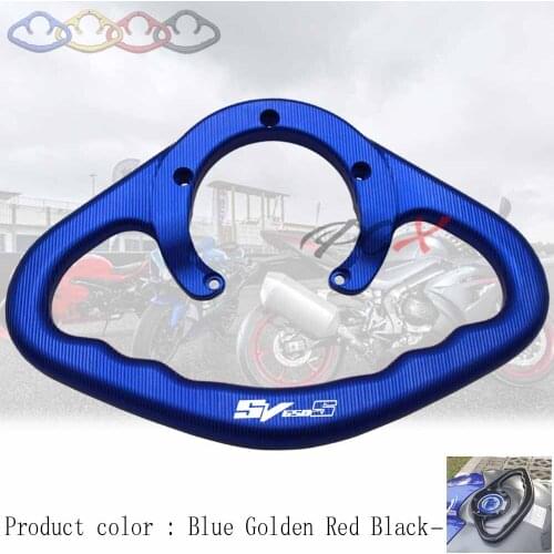 Alconstar- Motorcycle Passenger Handgrips Hand Grip Tank Grab Bar Handles Armrest For Suzuki SV650S 2003 - 2013