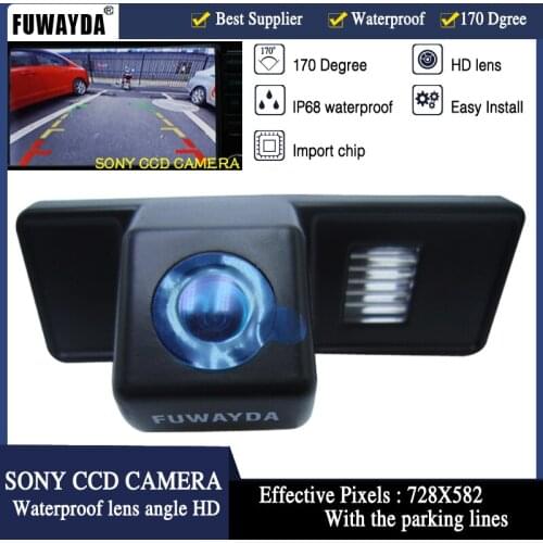 FUWAYDA Night Vision waterproof SONYCCD car camera RearView Reverse colors parking Camera For Mercedes-Benz Vito Viano 2004-2014