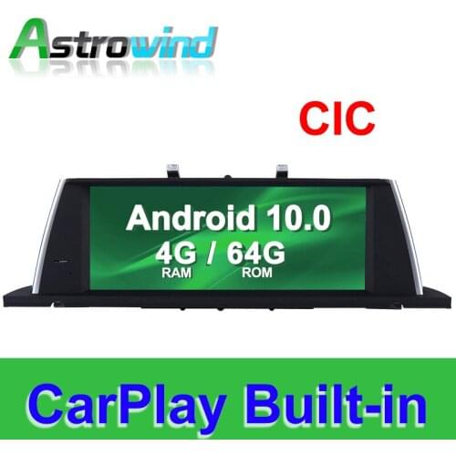 10.25 inch 4G RAM 8 Core Android 10.0 Car Radio GPS Navigation System Audio for BMW 5 Series GT F07 2011 2012 CIC System